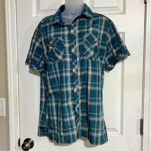 Kuhl Konquer SS Button Down Shirt, Size Medium